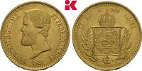 BRASILIEN 20.000 Reis Pedro II., 1831-1889. -