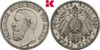BADEN 2 Mark 1901. Friedrich I., 1852-1907. EF