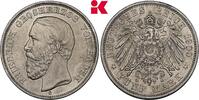 BADEN 5 Mark 1900. Friedrich I., 1852-1907. Kl. Randfehler, VF-EF