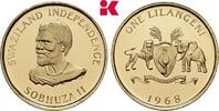 SWAZILAND 1 Lilangeni Auflage: 2.000 Exemplare. Sobhuza II., 1968-1982. -