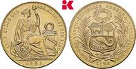 PERU 100 Soles 1961 Lima. Auflage: 6.982 Exemplare. Republik seit 1822. AU, Kratzer