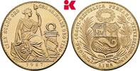 PERU 100 Soles 1967, Lima. Auflage: 6.431 Exemplare. Republik seit 1822. UNC-