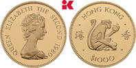 HONG KONG 1.000 Dollars Elizabeth II, 1952-1997. -