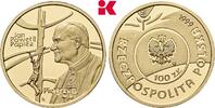 POLEN 100 Zlotych 1999 Republik seit 1989. Papst Johannes Paul II Proof