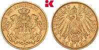 HAMBURG 10 Mark 1911. Freie und Hansestadt. UNC-
