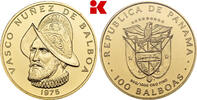PANAMA 100 Balboas 1975. Republik. Stempelglanz, im Originalblister 8,517.26 元  ＋  115.90 元 运费