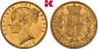 GROSSBRITANNIEN / IRLAND Sovereign 1864. Victoria, 1837-1901. Vorz&uuml;glich 10,884.12 元  ＋  116.25 元 运费