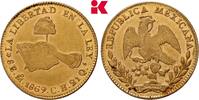 MEXIKO 8 Escudos Republik, 1823-1864. -