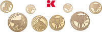 SÜDAFRIKA Natura-Prestige-Set von 1, 1/2, 1/4 und 1/10 Unze Auflage: 5000 Exemplare. Republik seit 1960. -