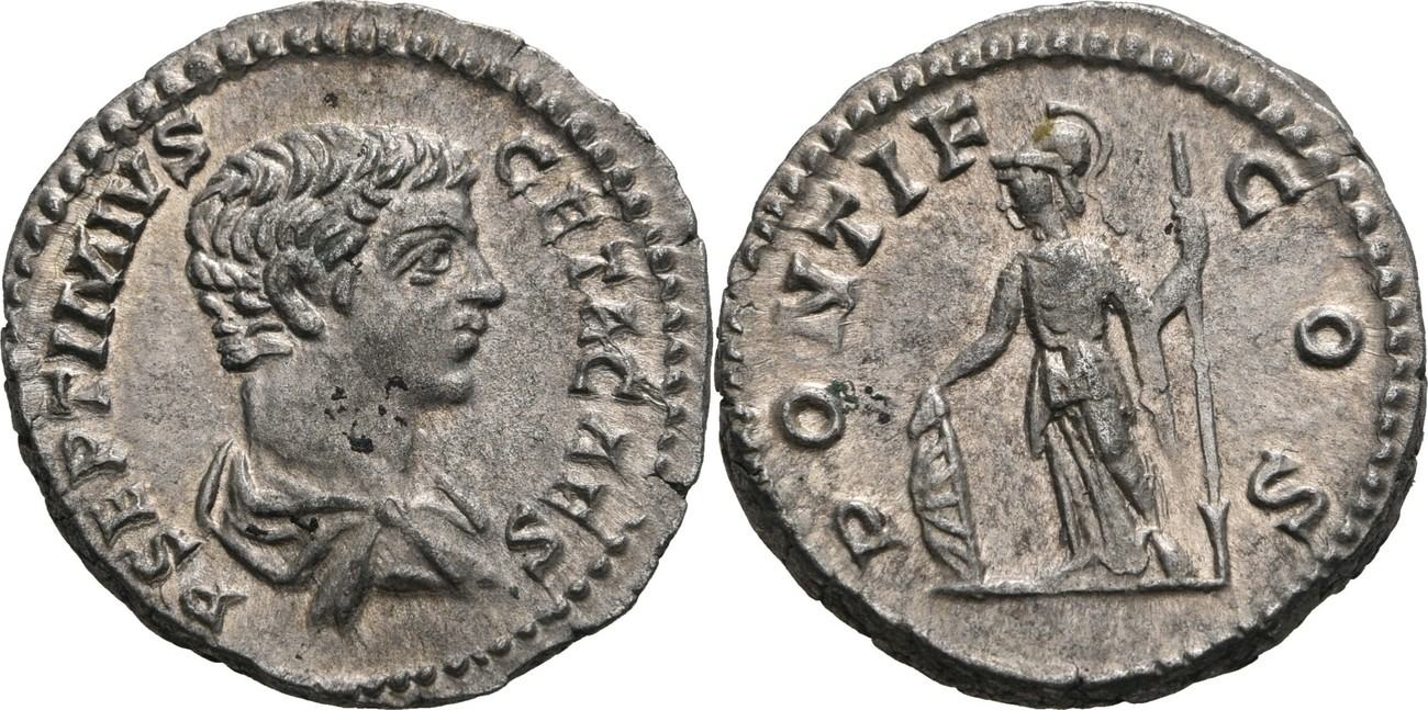 Rom Denar, Rom 207 Septimius Severus, 193-211, für Geta aEF  EF | MA-Shops