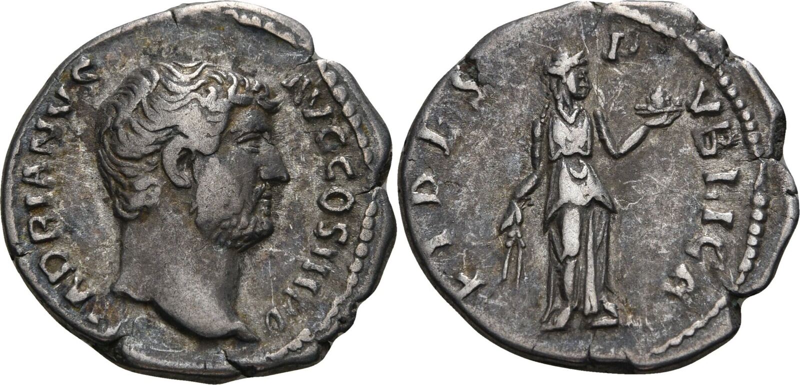 Rom Denar, Rom 136 Hadrianus, 117-138 VF | MA-Shops