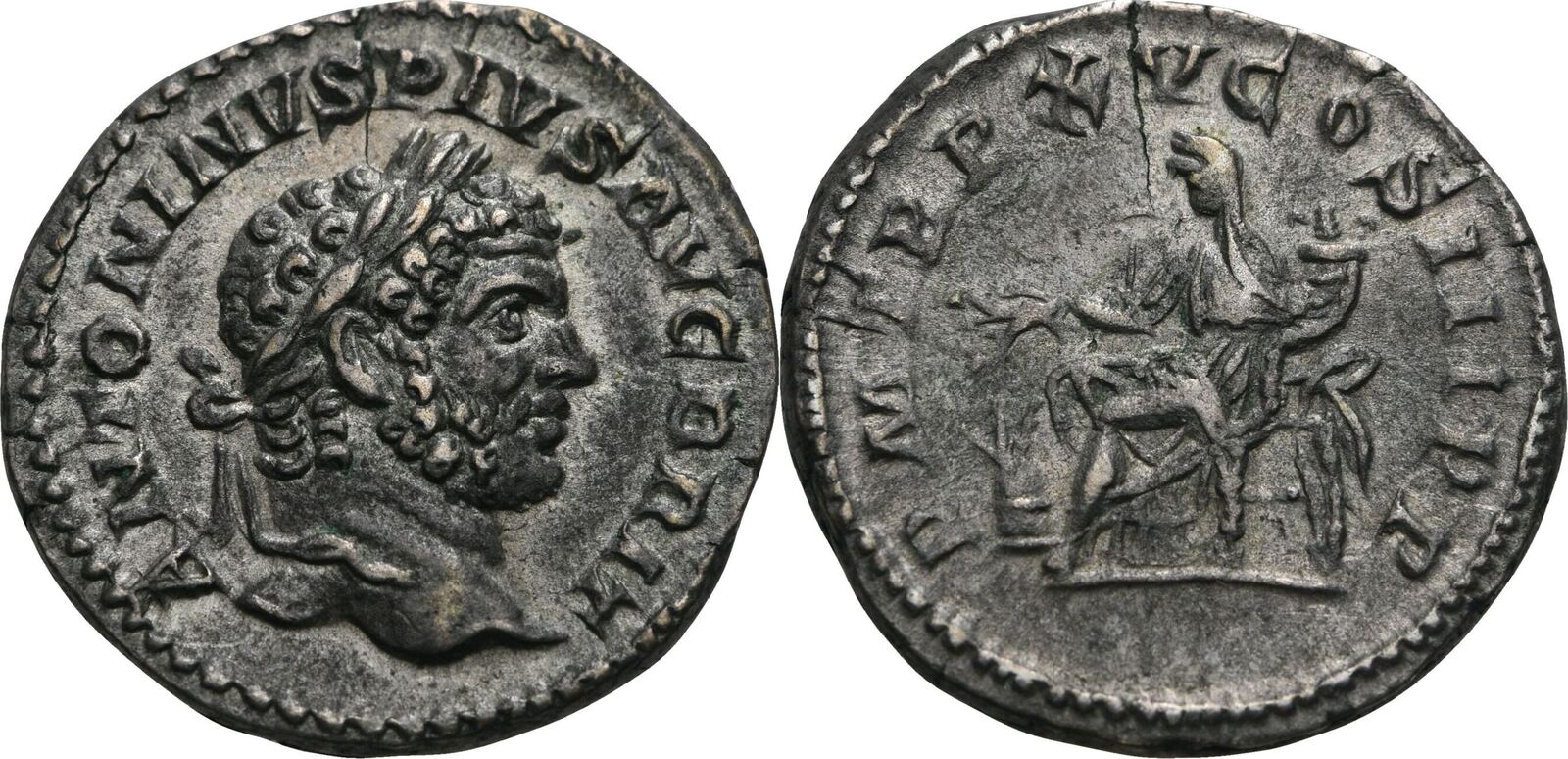 Rom Denar, Rom 212 Caracalla, 198-217 VF+ / VF | MA-Shops