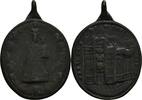 Schweiz Hochovale Bronzegussmedaille Einsiedeln -