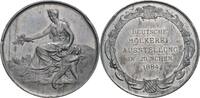 München Zinnabschlag der Medaille, v. A. Börsch Probeabschlag, auf die deutsche Molkereiausstellung -