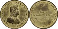 Frankreich Vergoldete Bronzemedaille Louis Philippe, 1830-1848 -