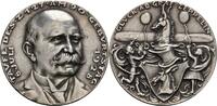 Silbermedaille 1928 Goetz-Medaillen Auf die Taufe des Zeppelin Z 127 am 90. Geburtstag seines Erfinders ss, min. berieben