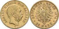 Sachsen 20 Mark E, Dresden Albert, 1873-1902 -