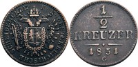 Habsburg 1/2 Kreuzer G, Nagybanya Franz Joseph I., 1848-1916