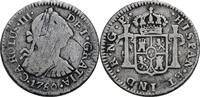 Guatemala 1/2 Real NG-P, Nueva Guatemala Carlos III., 1759-1788 -