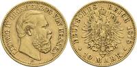 Hessen 10 Mark H, Darmstadt Ludwig IV., 1877-1892 -
