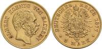 Sachsen 5 Mark E, Dresden Albert, 1873-1902 -