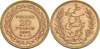 Tunesien 20 Francs A, Paris Französisches Protektorat -