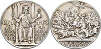 Goetz-Medaillen Silbermedaille a.d. Schlacht Kaiser Ottos I. gegen die Hunnen auf dem Lechfeld 955 -