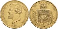 Brasilien 20.000 Reis, Rio de Janeiro Pedro II., 1831-1889 -