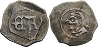Bayern-München Pfennig, München Ernst, 1397-1438, mit Adolf oder Albrecht III.