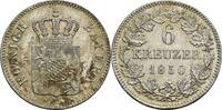 Bayern 6 Kreuzer, München Maximilian II., 1848-1864 -