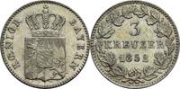Bayern, K&ouml;nigreich 3 Kreuzer, M&uuml;nchen 1852 Maximilian II., 1848-1864 vz,... 63.65 US$  +  17.24 US$ shipping