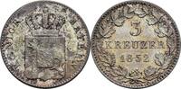 Bayern, K&ouml;nigreich 3 Kreuzer, M&uuml;nchen 1852 Maximilian II., 1848-1864. vz... 63.65 US$  +  17.24 US$ shipping