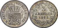 Bayern, K&ouml;nigreich 3 Kreuzer, M&uuml;nchen 1865 Ludwig II., 1864-1886. vz-St.... 86.79 US$  +  17.24 US$ shipping