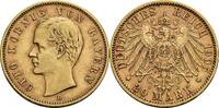 Bayern 20 Mark D, M&uuml;nchen 1905 Otto, 1886-1913 ss, min. Kratzer 1,244.06 US$  +  shipping