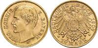 Bayern 10 Mark D, M&uuml;nchen 1907 Otto, 1866-1913 fast vz, winz. Kratzer 688.57 US$  +  17.24 US$ shipping