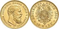 Preu&szlig;en 10 Mark A, Berlin 1888 Friedrich III., 1888 vz/vz+, winz. Kratzer 746.43 US$  +  17.24 US$ shipping
