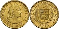 Peru, Republik Libra, Lima 1919 fast vz/vz 1,267.20 US$  +  shipping