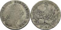 Brandenburg-Preußen, Königreich 1/4 Reichstaler preuß. F, Magdeburg Friedrich II., der Große, 1740-1786 -