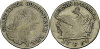 Brandenburg-Preußen, Königreich 1/4 Reichstaler preuß. F, Magdeburg Friedrich II., der Große, 1740-1786 -