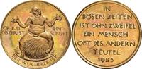 Weimarer Repbulik Bronzemedaille von F. Hörnlein -