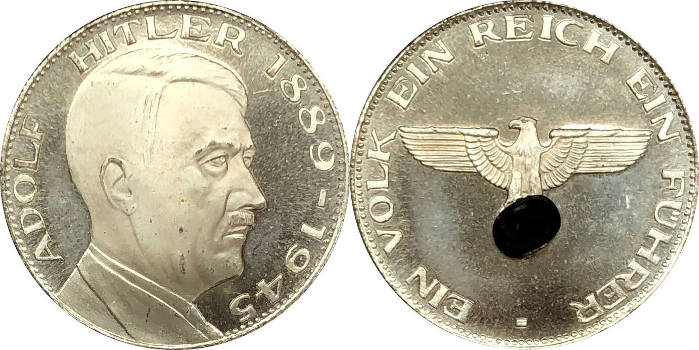 3-Reich Medaille 1889-1945(spätere Prägung Ein Volk,ein Reich,ein