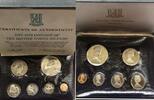 Britische Jungferninseln 1 Cent bis 1 Dollar in Folie,Box mit Zertifikat Kursmünzensatz der Franklin Mint insg. 6 Münzen 1 Dollar in Silber -