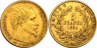 Frankreich 5 Francs 1854 A König Napoleon III f.vz 343.47 US$  +  34.93 US$ shipping