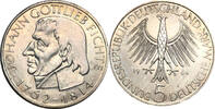 Bundesrepublik Deutschland 5 Mark 1964 J Johann Gottlieb Fichte vz 19.79 US$  +  34.93 US$ shipping