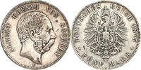 Kaiserreich Sachsen 5 Mark 1875 E König Albert s-ss 64.04 US$  +  34.93 US$ shipping