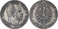 Kaiserreich Preußen 5 Mark 1876 A Kaiser Wilhelm I ss 45.41 US$  +  34.93 US$ shipping
