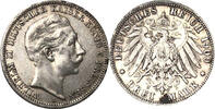 Kaiserreich Preußen 3 Mark 1909 A Kaiser Wilhelm II ss 22.12 US$  +  34.93 US$ shipping