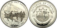 Liberia 20 Dollars 2001 History of America PP - in Kapsel 33.76 US$  +  34.93 US$ shipping