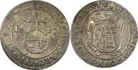 1/24 Taler (Groschen) 1687 Sachsen Johann Georg III ss-vz