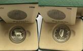 5 Ecu 1990 Irland Irische Präsidentschaft in EU Rat PP in Kapsel, Etui und Zertifikat